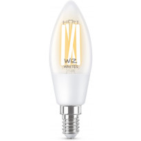 LED-älylamppu Wiz C35 Tunable White, Wi-Fi, 40W, E14, kirkas lasi