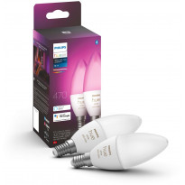 LED-älylamppu Philips Hue WCA, 5.3W, B39, E14, 2kpl