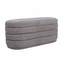Penkki Home4You Hiro 104x44x44cm, säilytystilalla, vaaleanruskea