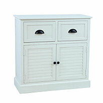 Lipasto Home4You Meldon 75x33x75cm, valkoinen