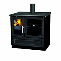 Puuliesi Plamen Glas 910, 9 kW, musta