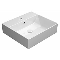 Pesuallas Interia Kube X 500x470 mm, valkoinen, Verkkokaupan poistotuote