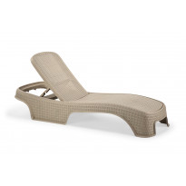 Aurinkotuoli Linento Garden Royal Rattan Sunlounger, muovi, eri värejä