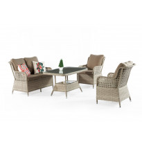 Oleskeluryhmä Linento Garden Cenova, 4-istuttava, beige