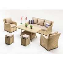 Oleskeluryhmä Linento Garden Cosmo, 7-istuttava, beige
