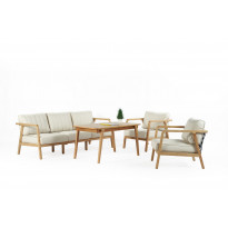 Oleskeluryhmä Linento Garden Clivia, 5-istuttava, beige