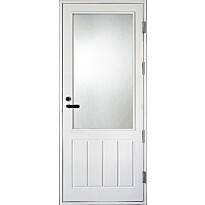 Parvekeovi Aarni PO 14 9x21, karmi 115mm, valkoinen, vasenkätinen, Verkkokaupan poistotuote