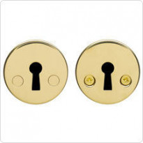 Avainkilpi Abloy LH001 A, kiillotettu, messinki