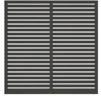Aitaelementti Palmako Nina1 GYPNT 1800x1800mm harmaa, 5kpl/pkt