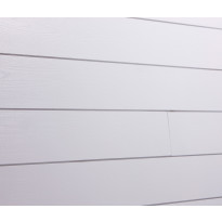 Sisustuspaneeli Aure Riihi STS PN, 15x120x2500mm, harjattu puhtaan valkoinen
