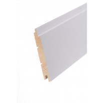 Sisustuspaneeli Aure Riihi, 15x120x4170mm, STS EM, päätypontattu, mänty, valkoinen