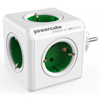 Pistorasia Allocacoc PowerCube Original, 5-osainen, vihreä/valkoinen