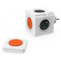 Pistorasia Allocacoc PowerCube Original Remote set, 4-osainen, oranssi/valkoinen