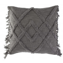 Koristetyyny AmandaB Collection Boho, 50x50cm, harmaa