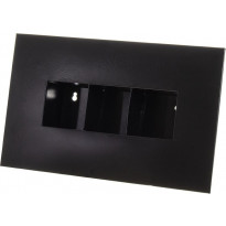 Istutuslaatikko seinälle AmandaB Collection Nord, 45x27cm, musta