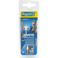 Vetoniitti Rapid, 4.8X25mm, 50kpl
