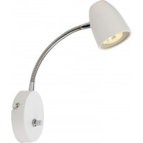Seinävalaisin Aneta Lighting Sandnes Flex, himmennettävä, valkoinen