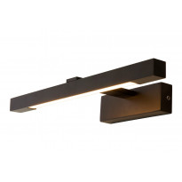 LED-peilivalaisin Aneta Lighting Lucca, IP44, musta