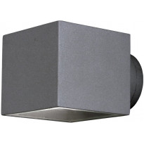 Seinävalaisin Aneta Lighting Ekerum, neliö 100x135x90 mm, ylös/alas harmaa