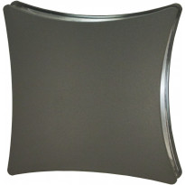 LED-ulkoseinävalaisin Aneta Lighting Pad, neljä suuntaa, IP54, tummanharmaa
