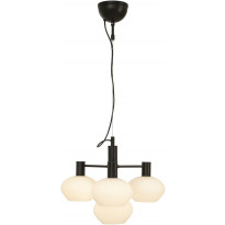 Riippuvalaisin Aneta Lighting Bell, 4-osainen, musta/valkoinen