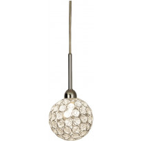Ikkunavalaisin Aneta Lighting Bling 11, Ø 110x110 mm, kromi, kirkas akryyli