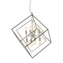 Kattovalaisin Aneta Lighting Cubes, musta/kromi