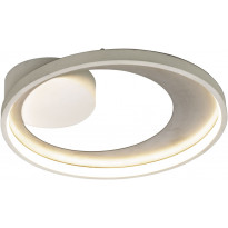 LED-kattoplafondi Aneta Lighting Carat, 3000K, valkoinen/hopea