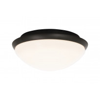 LED-plafondi Aneta Lighting Siracusa, IP44, valkoinen/musta