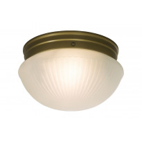 Plafondi Aneta Lighting Trind, 60W, Ø240x145mm, IP21, E27, valkoinen