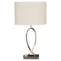 Pöytävalaisin Aneta Lighting Posh kromi/valkoinen