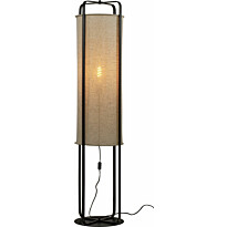 Lattiavalaisin Aneta Lighting Ronda, 140cm, musta/beige