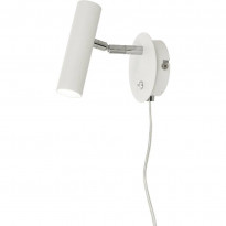 Seinävalaisin Aneta Lighting Artic, valkoinen/kromi