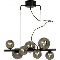 Kattovalaisin Aneta Lighting Molekyl, 580mm, musta/savulasi