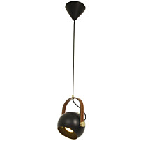 Riippuvalaisin Aneta Lighting Bow, 7W, Ø180x350-1500mm, IP20, GU10, musta, Verkkokaupan poistotuote