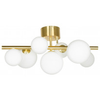Kattoplafondi Aneta Lighting Molekyl, mattamessinki/valkoinen