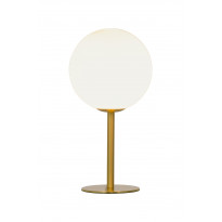 Pöytävalaisin Aneta Lighting Molekyl, mattamessinki/valkoinen