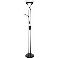 LED-lattiavalaisin Aneta Lighting Cannes, 180cm, musta
