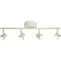 LED-kattospotti Aneta Lighting Pluto 4-osainen, valkoinen, Verkkokaupan poistotuote