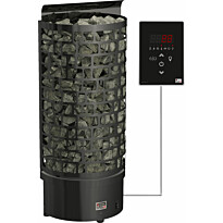 Sähkökiuas SAWO Aries Wall Black Ni2, 9kW, 8-14m³, erillinen ohjaus