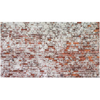 Kuvatapetti Echo of Time, XXL, 500x280cm, ruskea, tiilikuosi