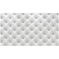 Kuvatapetti Leather Elegance, XXL, 500x280cm, valkoinen