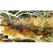 Kuvatapetti Artgeist River of life, 270x450cm, ruskea