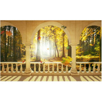 Kuvatapetti Artgeist Dream about autumnal forest, 270x450cm