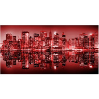 Kuvatapetti Artgeist Red-hot NYC, 550x270cm, punainen