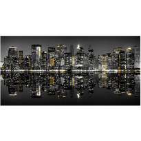 Kuvatapetti Artgeist American wealth, 550x270cm, harmaa