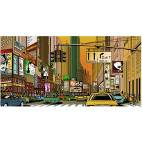 Kuvatapetti Artgeist Elinvoimainen kaupunki - NY, 550x270cm