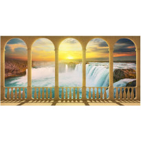 Maisematapetti Artgeist Dream about Niagara Falls, 550x270cm