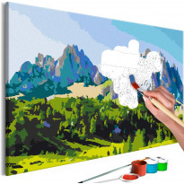 DIY-taulu Artgeist Dolomite Peaks, 40x60cm