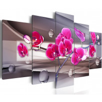 Canvas-taulu Artgeist Orkidea hillityllä taustalla, 100x200cm